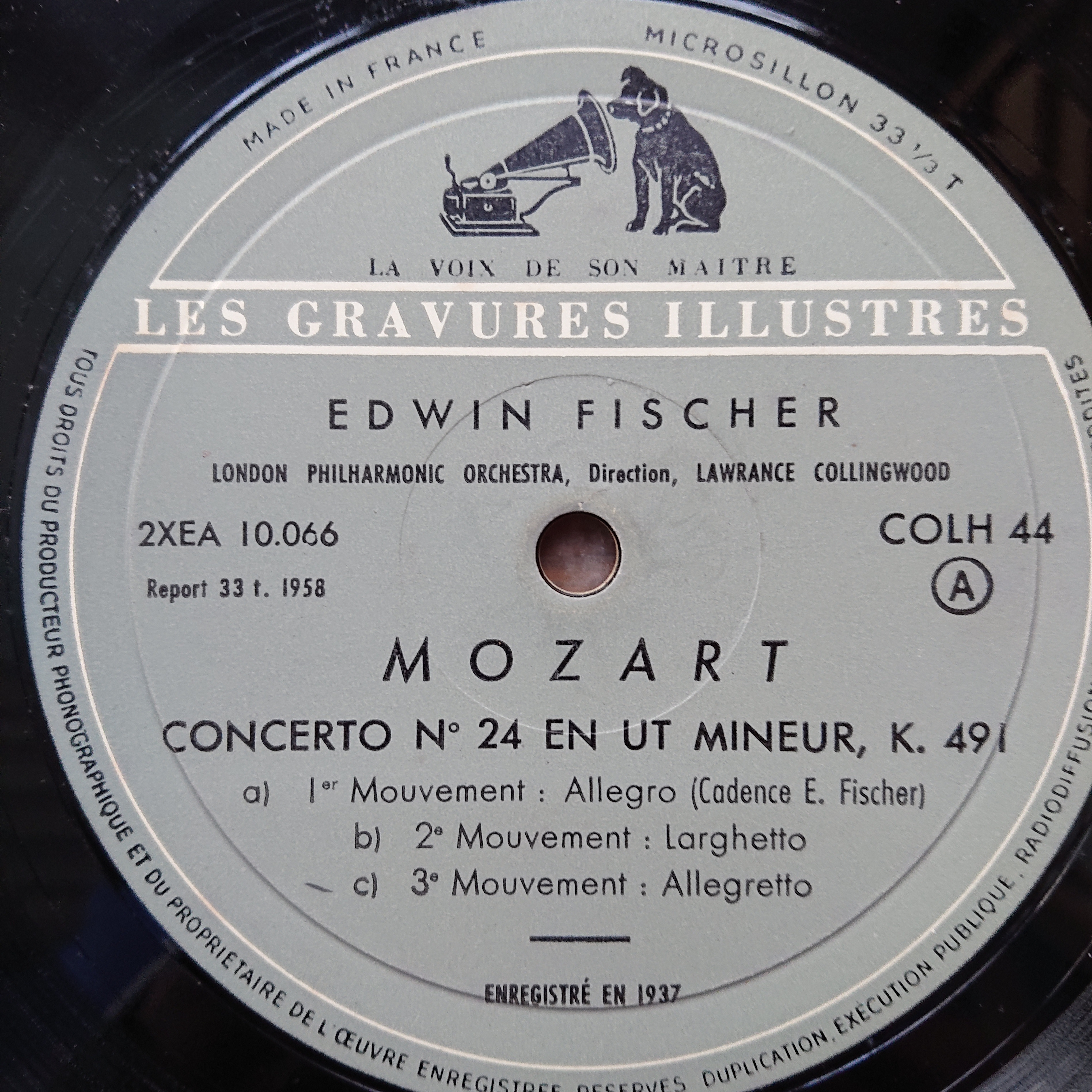 Etiqueta del disc