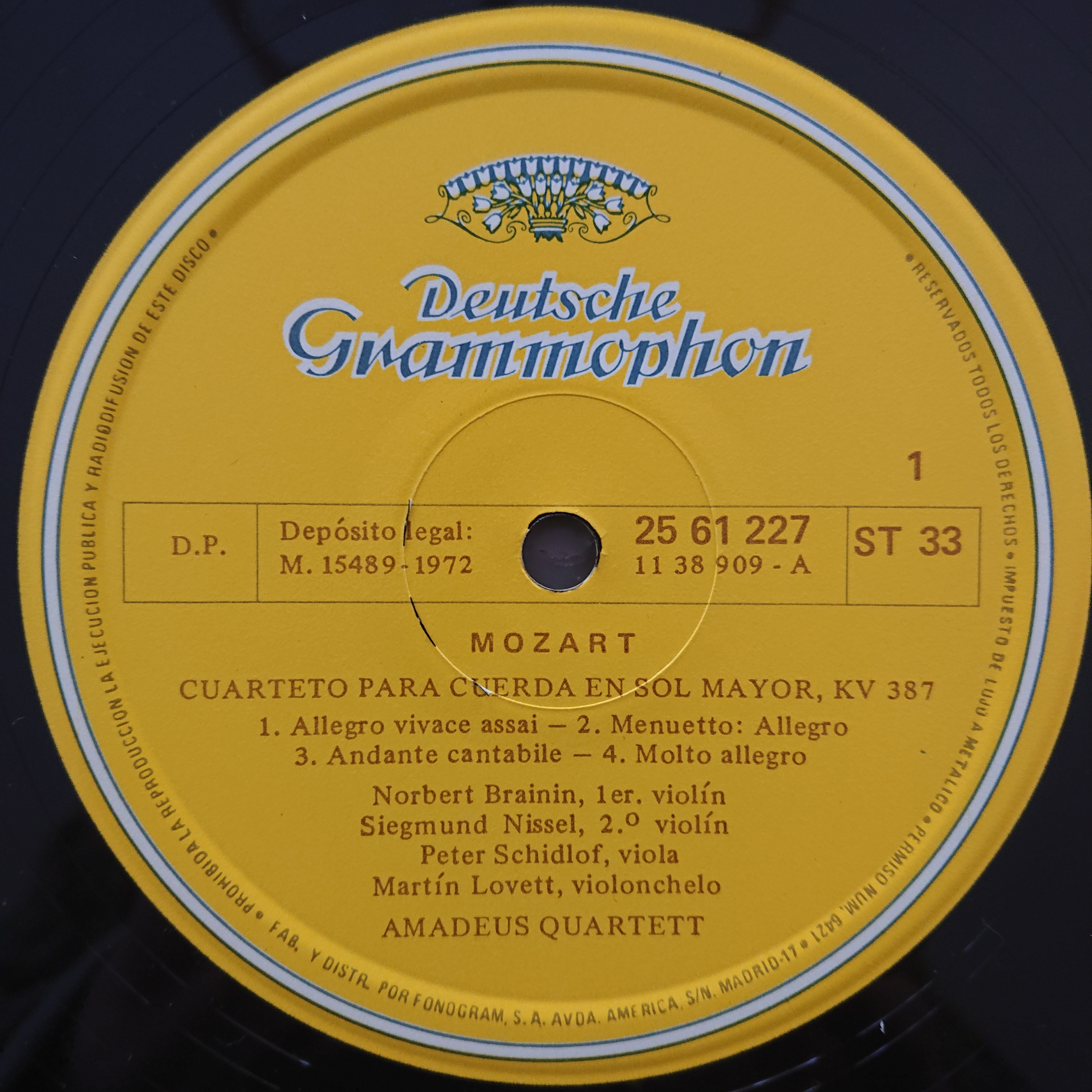Etiqueta del disc