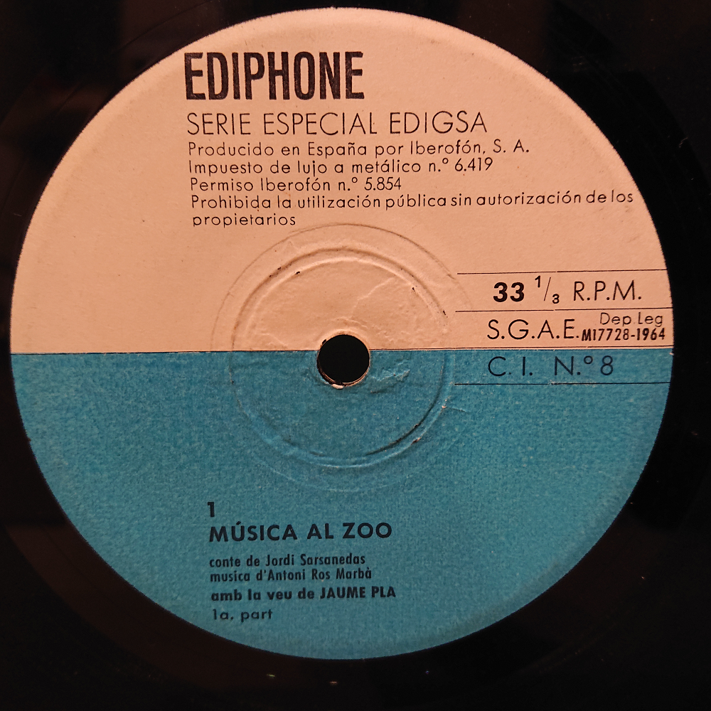 Etiqueta del disc